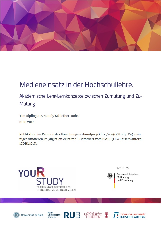 Cover for Medieneinsatz in der Hochschullehre. Akademische Lehr-Lernkonzepte zwischen Zumutung und Zu-Mutung
